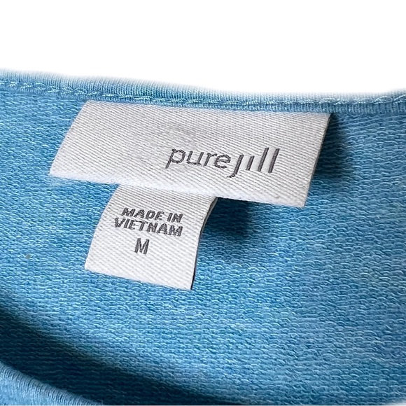 J. Jill Pure Jill Long Sleeve Cotton Modal Tunic - Size Medium - Picture 3 of 7